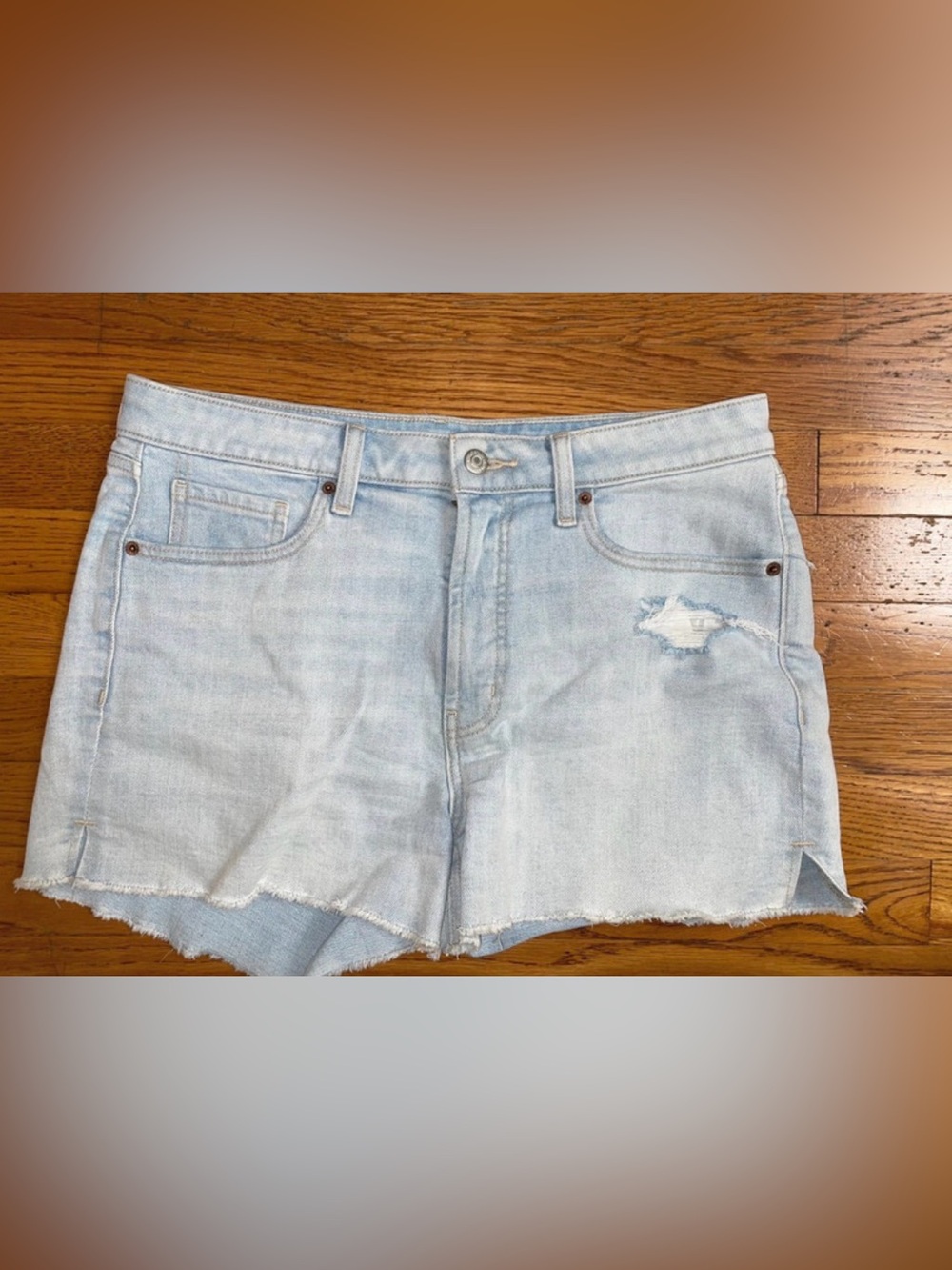 Old Navy Denim Frayed Hem Shorts